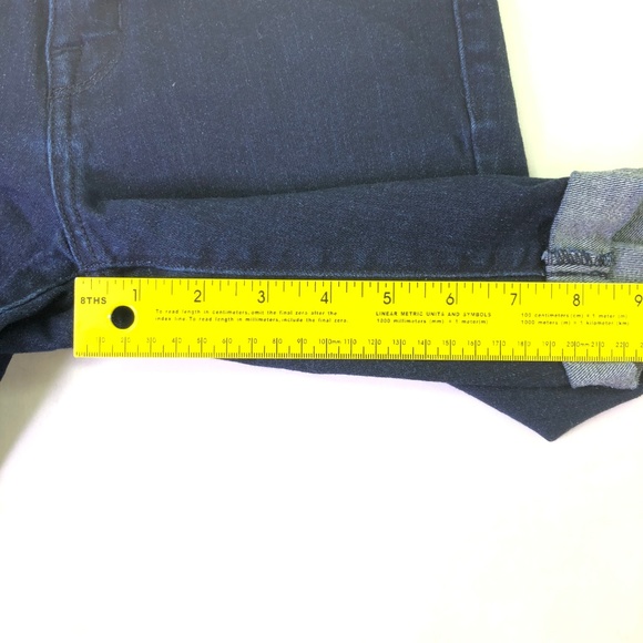 Mossimo Junior's Dark Wash Cuffed Capri Pants R081 - Picture 6 of 6